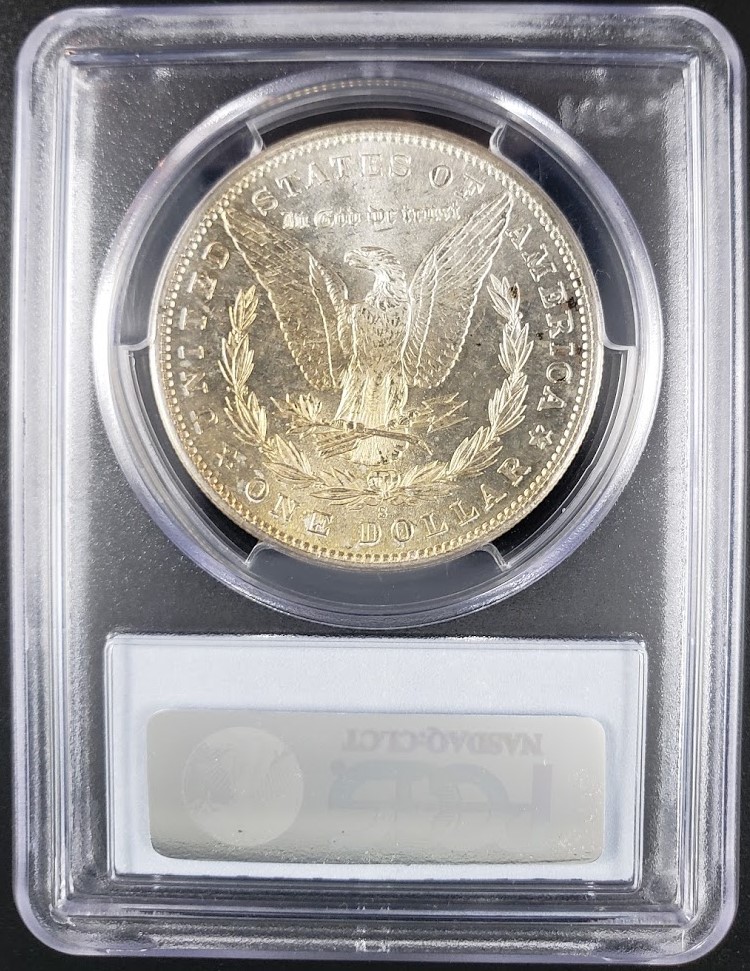 1881 S Morgan Silver Dollar PCGS MS65 - Image 3