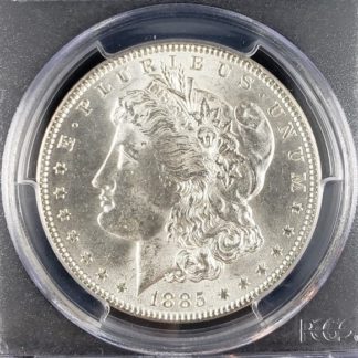 1885 Morgan Silver Dollar PCGS MS62
