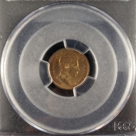 1906-SL V Spanish Cent - PCGS MS65RB