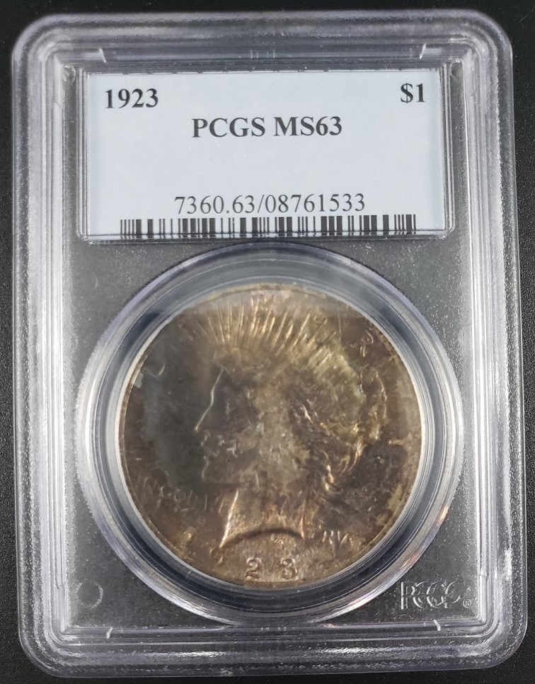 1923 Peace Dollar - PCGS MS63 - Image 2