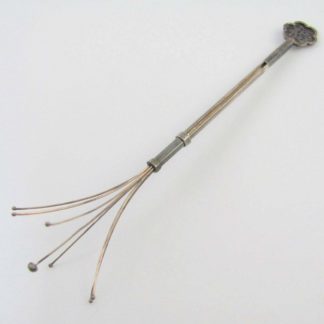Vintage sterling silver extendable cocktail mixer