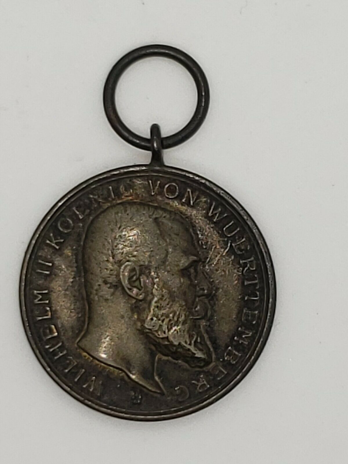 Germany Wurttenberg Kingdom 19th Century Medal: Wilhelm II Koenig von Wuerttemberg - Image 2