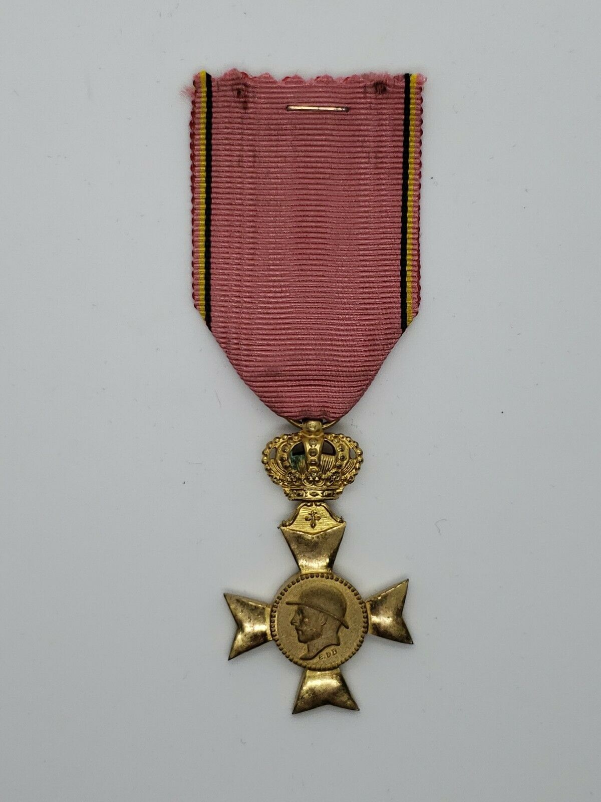 WWI Belgium Cross of the Veterans Of King Albert - Image 3