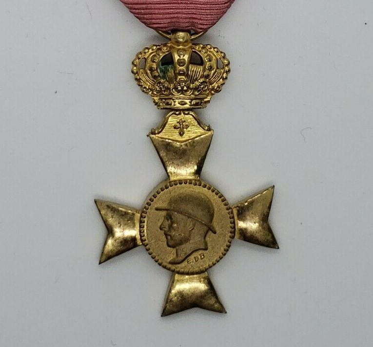 WWI Belgium Cross of the Veterans Of King Albert