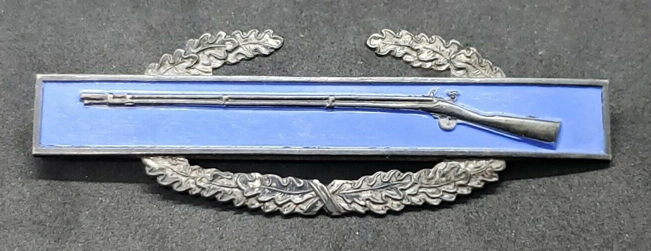 WWII Combat Infantry Badge - Sterling