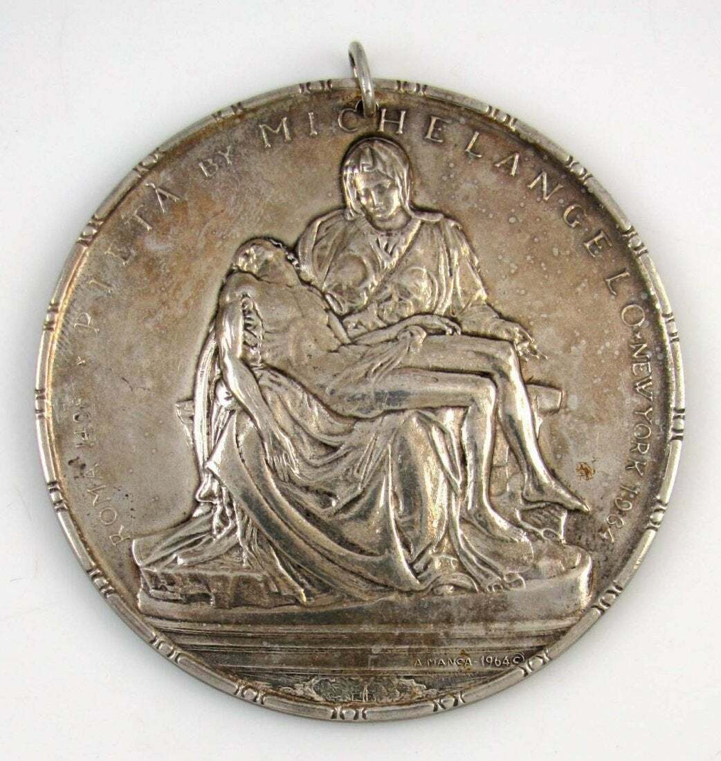 Towle Medallic Art Sterling Silver Michelangelo Medallion