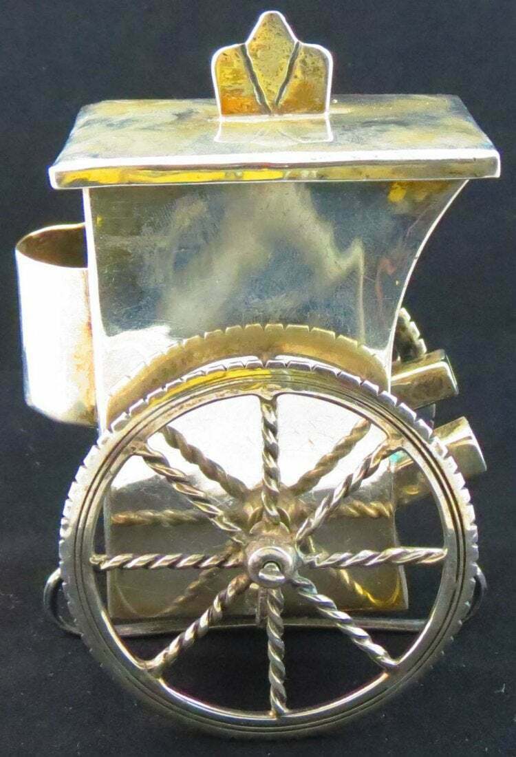 Sterling Silver Sugar Caddie - Plateria Guadalajara Mexico