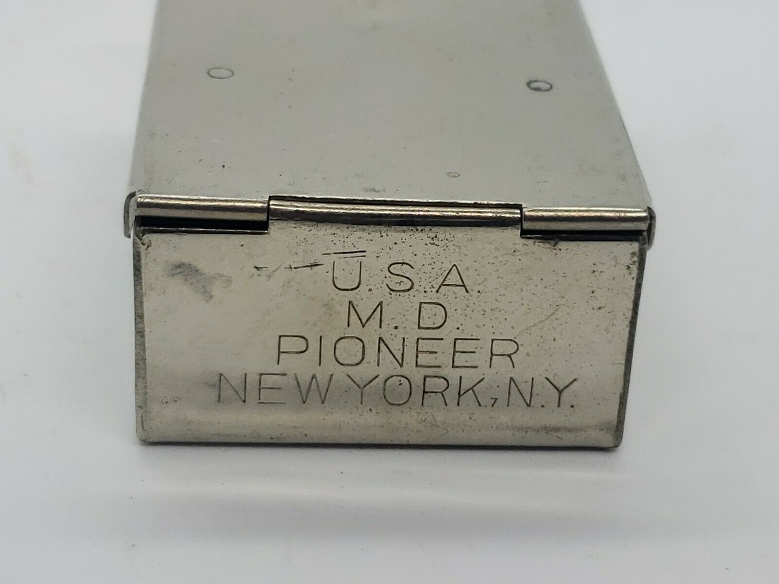 WWII US Army Medical Alcohol Burner/ Needle Sterilizer MD Pioneer New York USA - Image 3