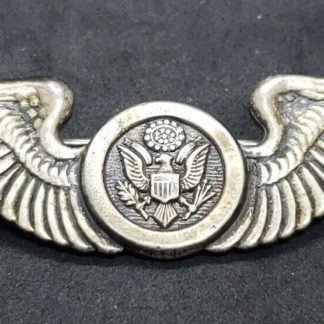 WWII Army Air Corps Sterling Silver Crew Wings 3"