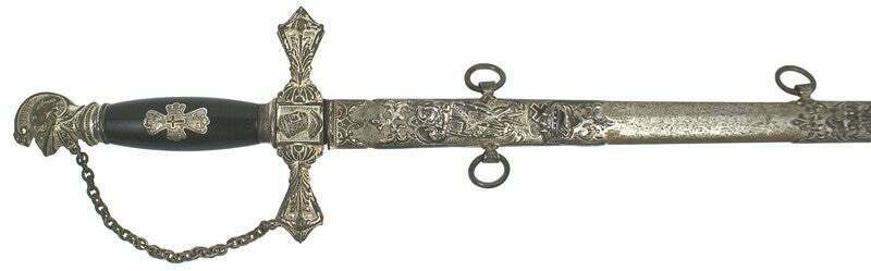 Antique Masonic Dress Sword: Circa 1890 - Image 2