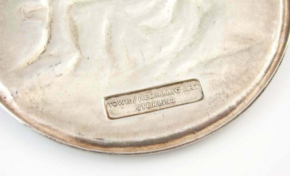 Towle Medallic Art Sterling Silver Michelangelo Medallion - Image 3