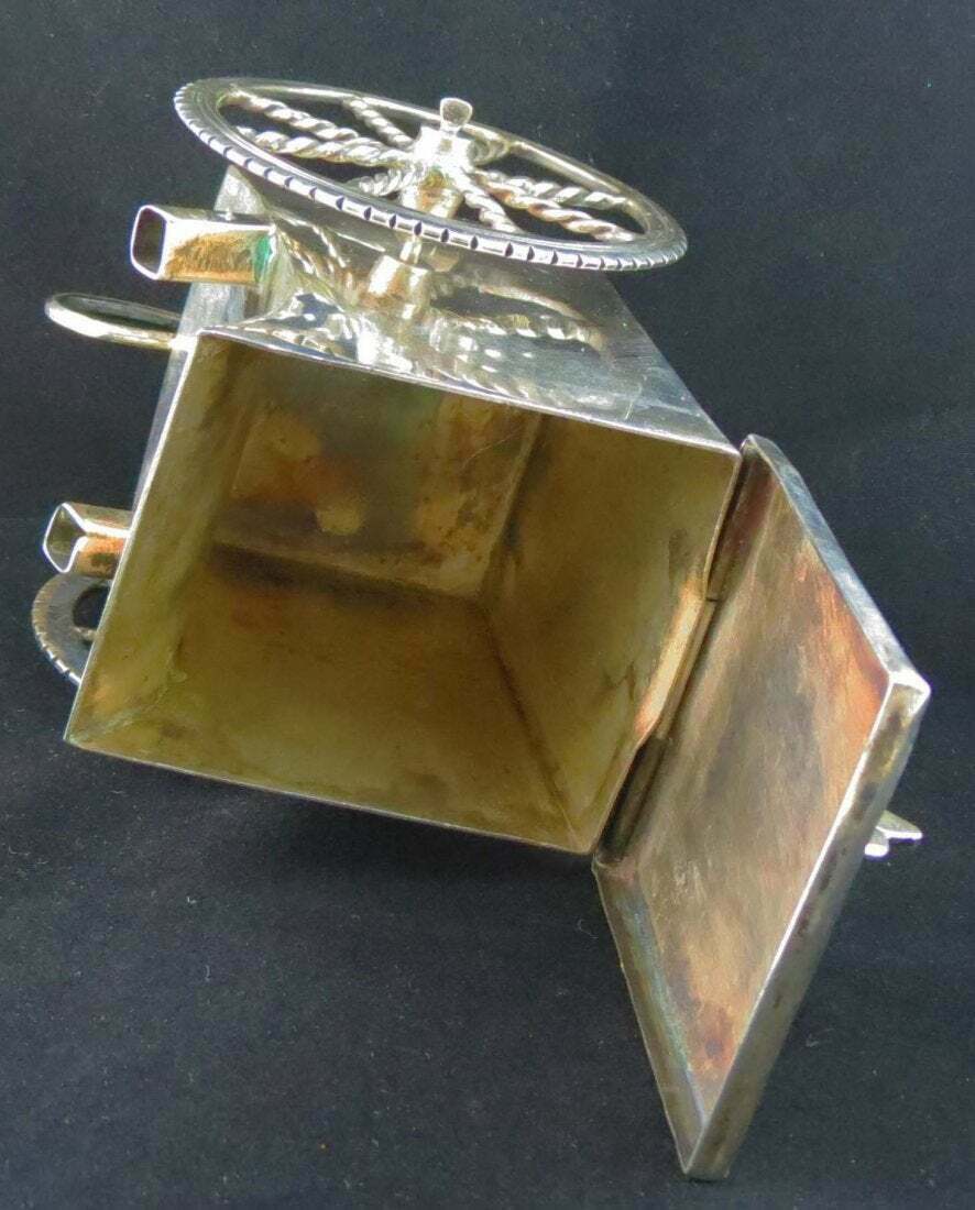 Sterling Silver Sugar Caddie - Plateria Guadalajara Mexico - Image 4