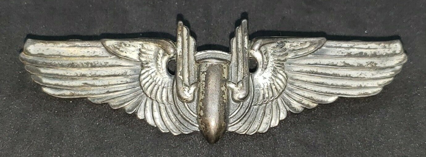 WWII US Army Air Corps Aerial Gunner Wings - 3