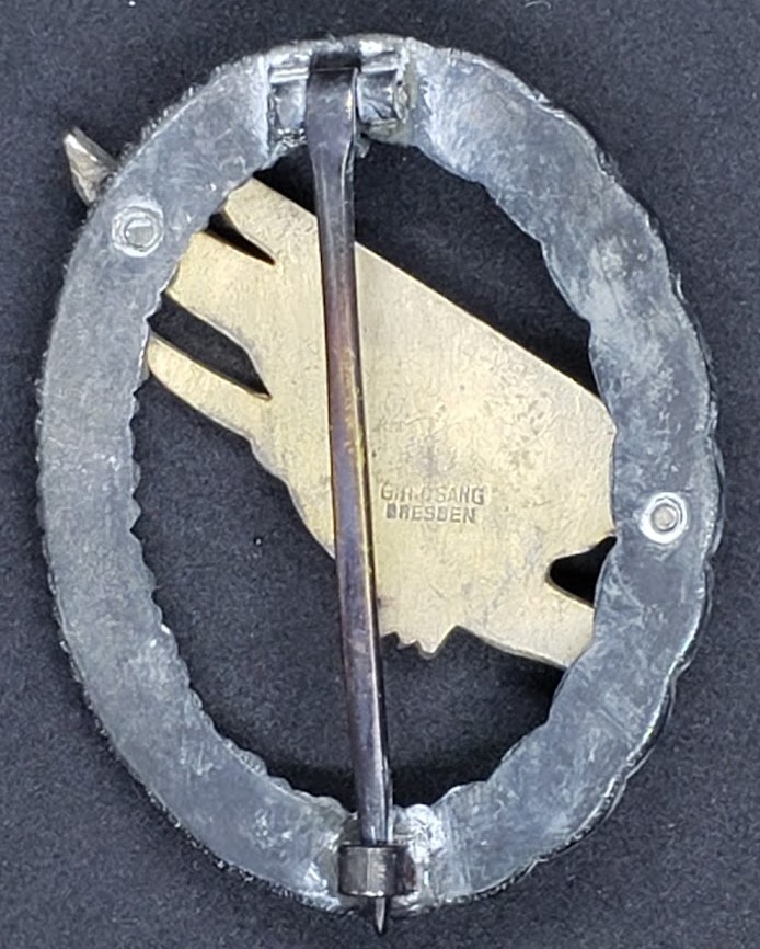 German Luftwaffe Paratrooper Badge by G.H. Osang of Dresden - Image 4