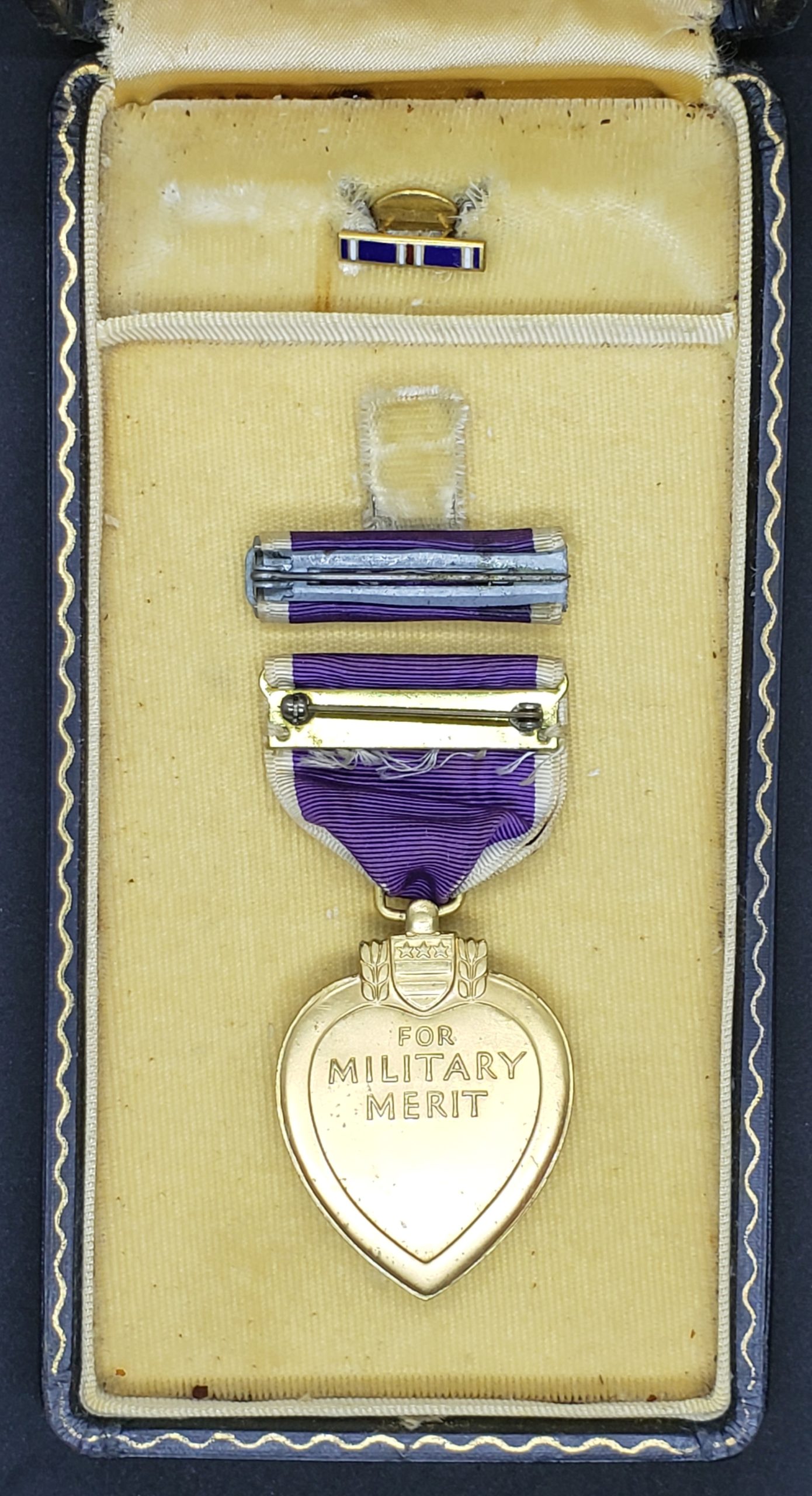 WWII United States Purple Heart Medal in Coffin Box - Image 2