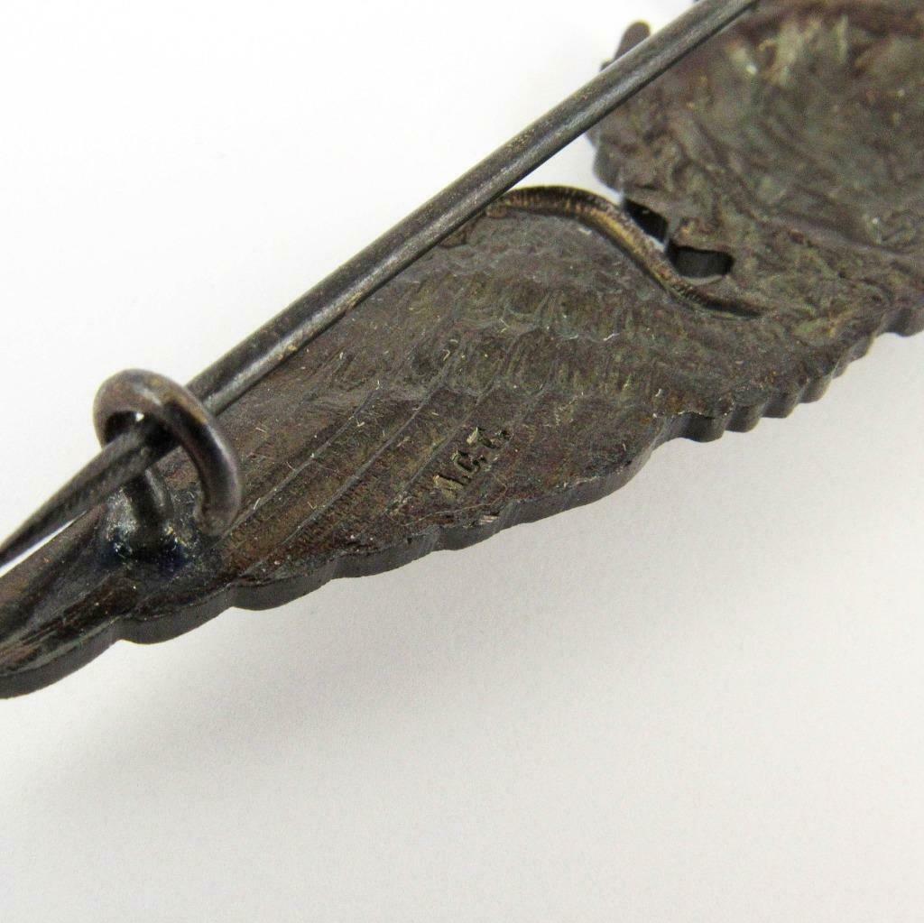 WWII PORTUGUESE AIR FORCE BRONZE PILOT WINGS BY A.C.T. - Image 4