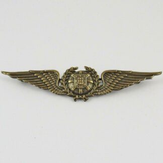 WWII PORTUGUESE AIR FORCE BRONZE PILOT WINGS BY A.C.T.