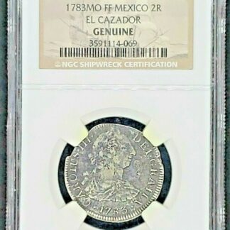 1783 El Cazador Shipwreck 2 Reales