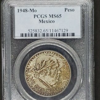 1948-Mo Mexico Silver Peso