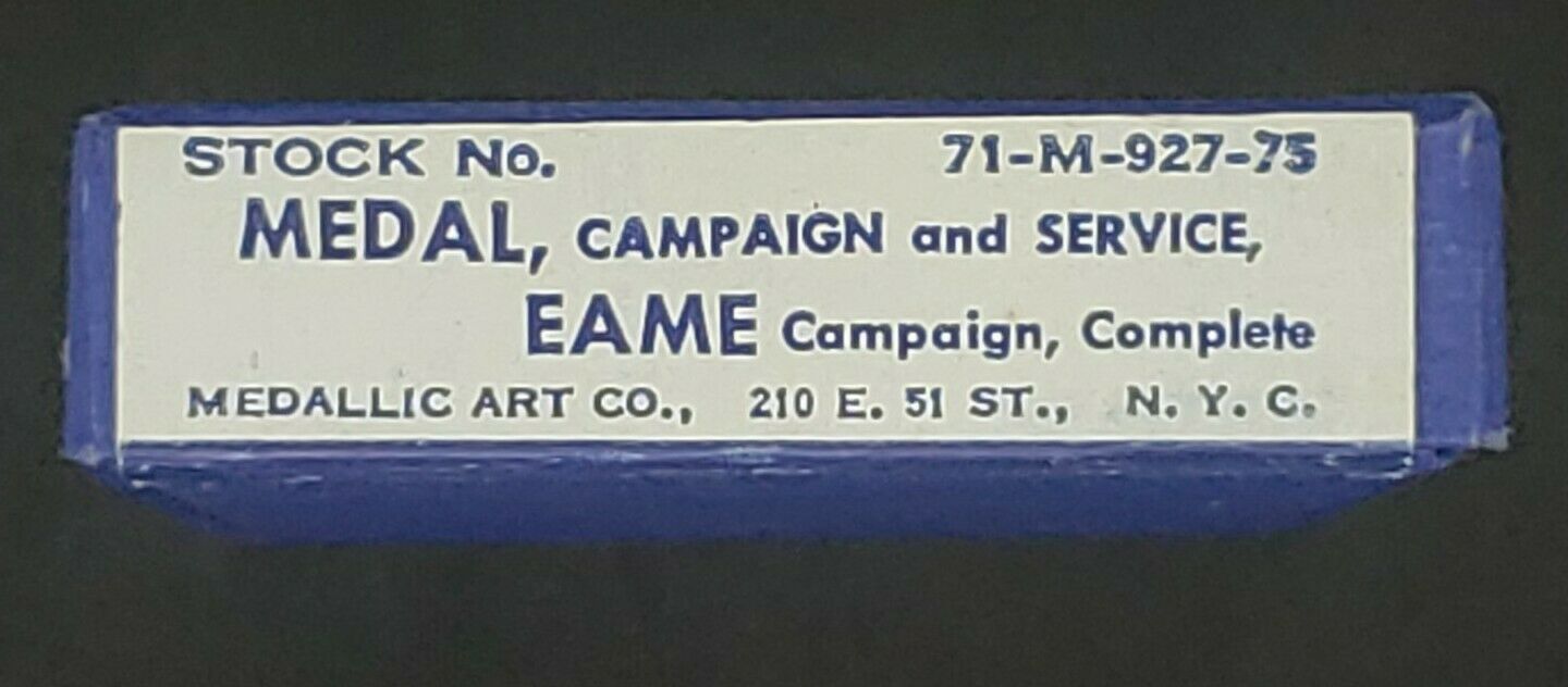 WWII U.S. EAME European Campaign Medal Set in Original Box - Image 2