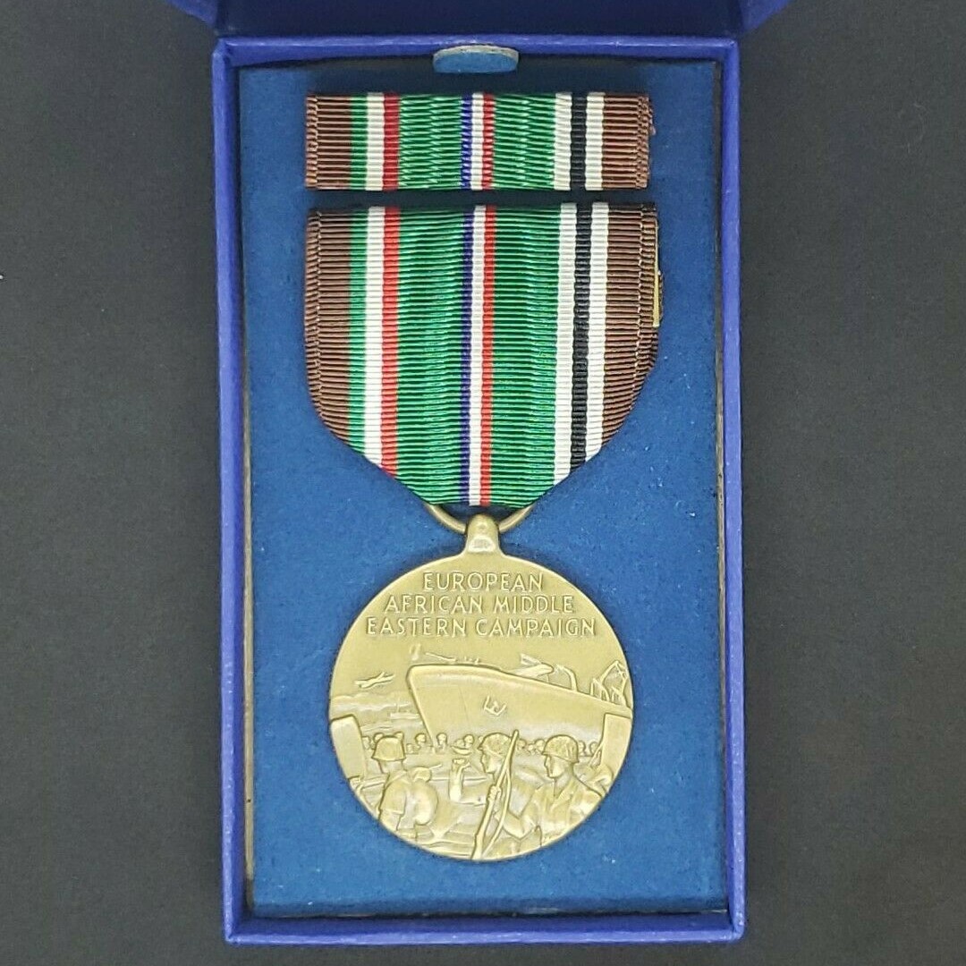 WWII U.S. EAME European Campaign Medal Set in Original Box