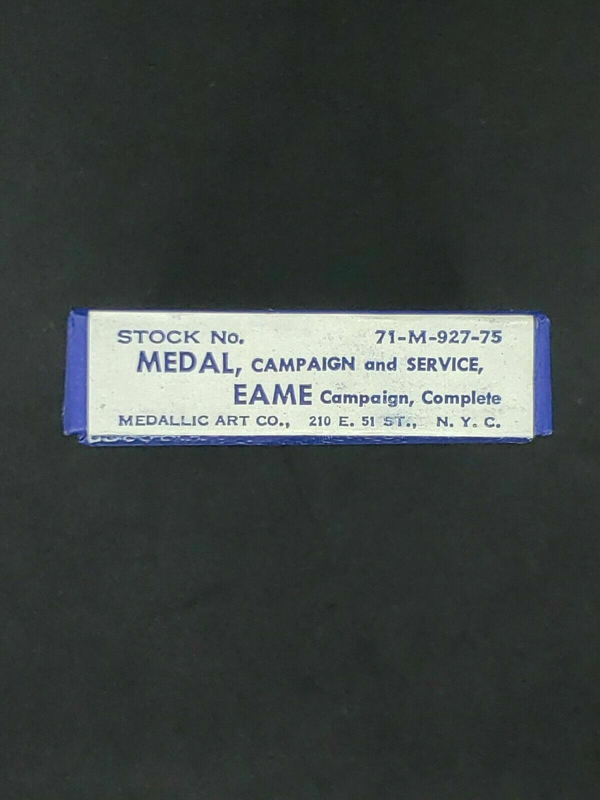 WWII U.S. EAME European Campaign Medal Set in Original Box - Image 3